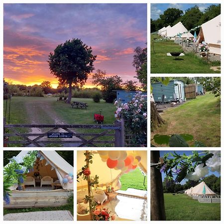 Hopgarden Glamping - Luxury 6M Bell Tent Wadhurst Exterior foto
