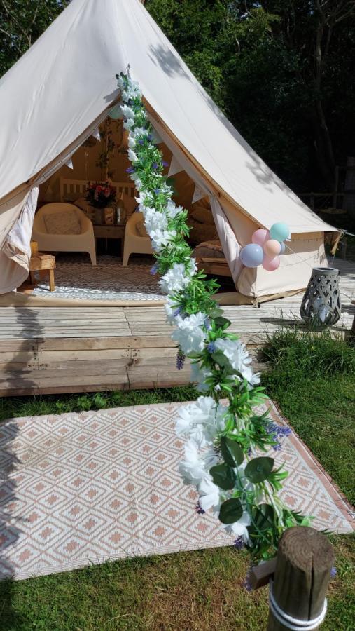 Hopgarden Glamping - Luxury 6M Bell Tent Wadhurst Exterior foto