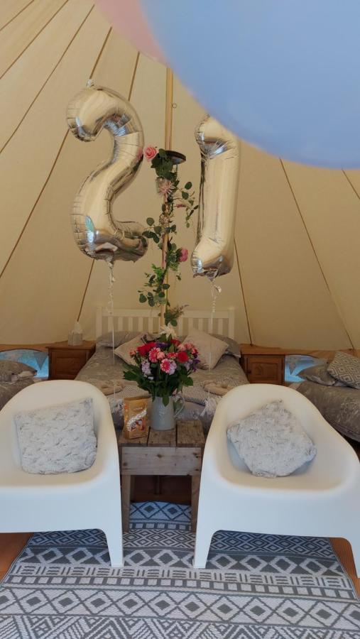 Hopgarden Glamping - Luxury 6M Bell Tent Wadhurst Exterior foto
