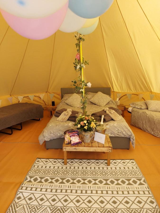 Hopgarden Glamping - Luxury 6M Bell Tent Wadhurst Exterior foto