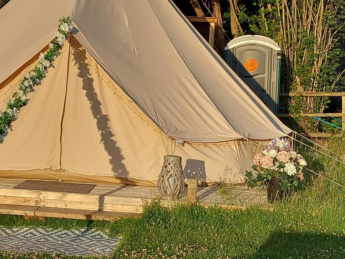 Hopgarden Glamping - Luxury 6M Bell Tent Wadhurst Exterior foto