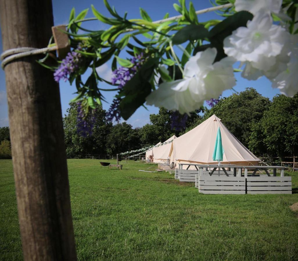 Hopgarden Glamping - Luxury 6M Bell Tent Wadhurst Exterior foto